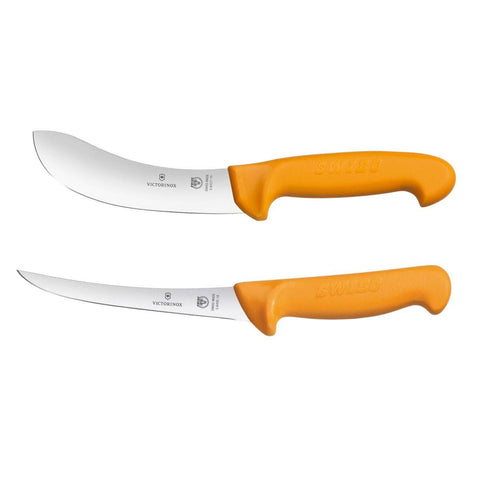 Swibo Victorinox Skinning & Boning Butchers Knife Set 5.8427.15 & 5.8405.16