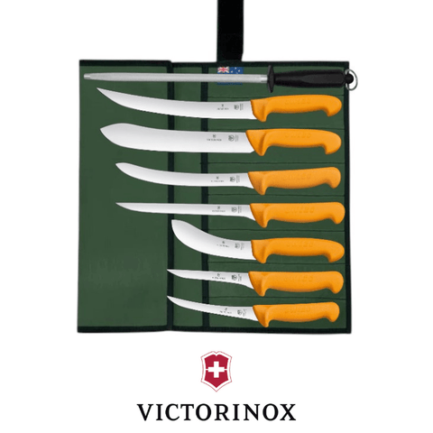 Victorinox Swibo Ultimate 8PCS Sportsman’s Knife Package – Hunting, Fishing & Butchering