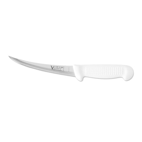 Victory 5" & 6" Boning Knife 7" Skinning Knife Butcher Set Non-slip Grip White