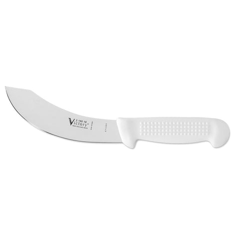Victory Knives Skinning Knife 15cm German Stainless Steel Blade White Handle