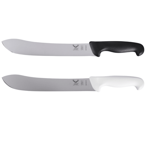 Vorn Antlorex 10" Bullnose Steak Knife Slicing Knife Wide Tip Stiff Blade – 25cm German Steel