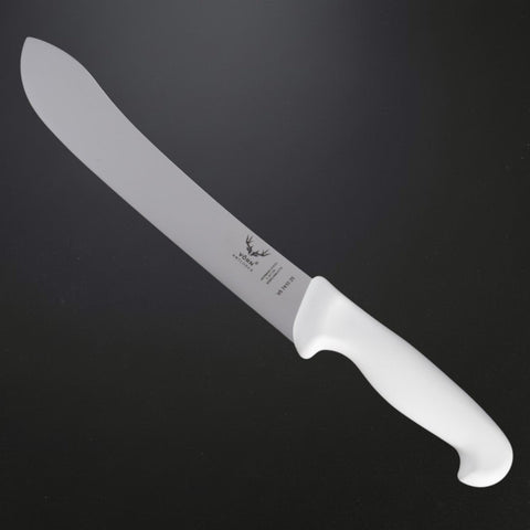Vorn Antlorex 10" Bullnose Steak Knife Slicing Knife Wide Tip Stiff Blade – 25cm German Steel