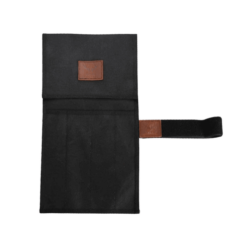 Vorn Antlorex 4PCS Farm Butcher Knife Set with 12" Sharpening Steel & Canvas Wrap