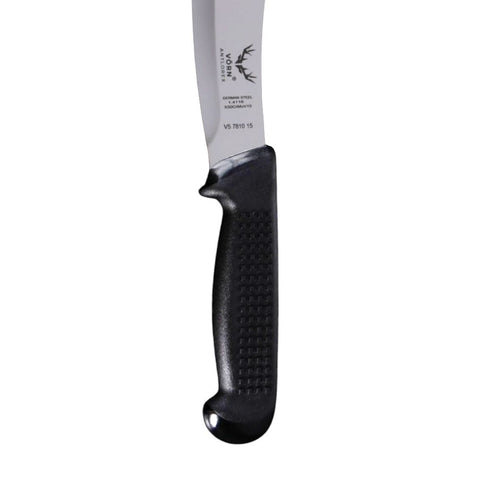 Vorn Antlorex 3-Pack 6" Curved Skinning Knife Set – German Stainless Steel Hollow Ground Butcher & Hunting Knives | White,Black,Blue, or Pink Handle