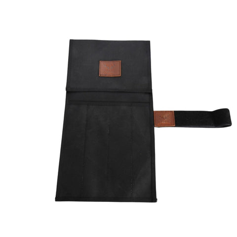 Vorn Antlorex Premium Canvas Knife Roll with Genuine Leather Logo – 4 & 6 Slot Options