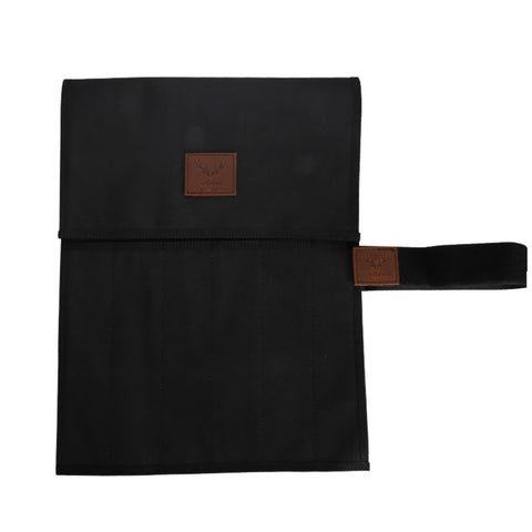 Vorn Antlorex 6PCS Sportmans All Rounder Butcher Knife Set with 12" Sharpening Steel & Canvas Wrap