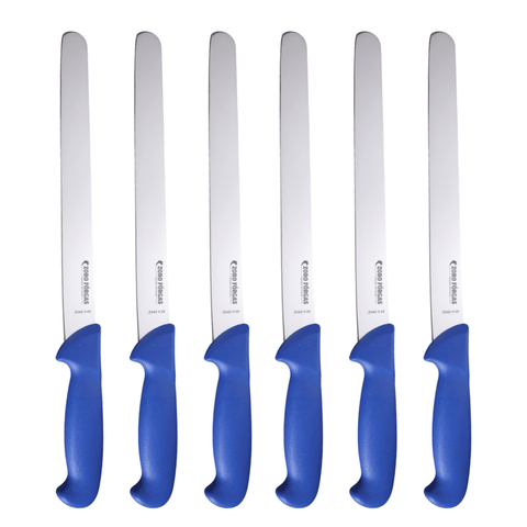 Zoro Forgas 10" Fish Skinning Filleting Knife Brisket Ham & Meat Slicing Round Blade Knife