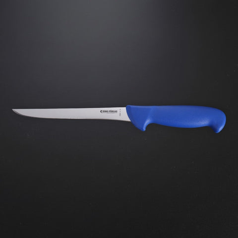 Zoro Forgas 4PCS Fishing Knife Set and Sharpening Steel with Narrow Fillet & Boning Blades Canvas Wrap